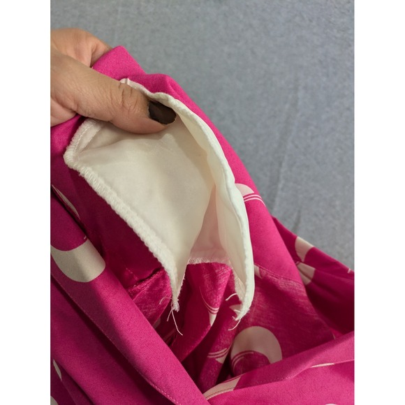 Jones‎ New York Vintage Pink Top Skirt Set Sz 12/14 Rayon Pleated Moon Retro